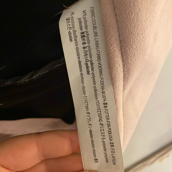 Bershka Blush Faux Suede Jacket Small - Picture 5 of 8